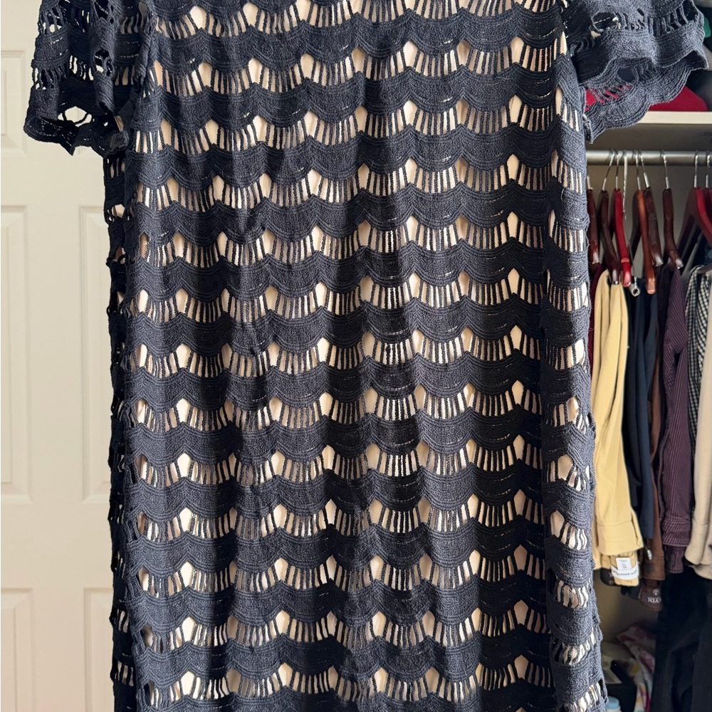 Kate Spade Black Crochet Dress